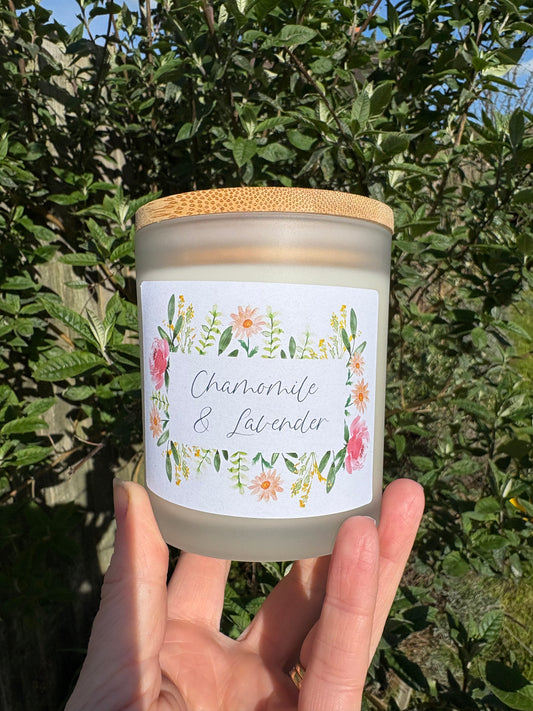 Lavender & Chamomile hand-poured candle